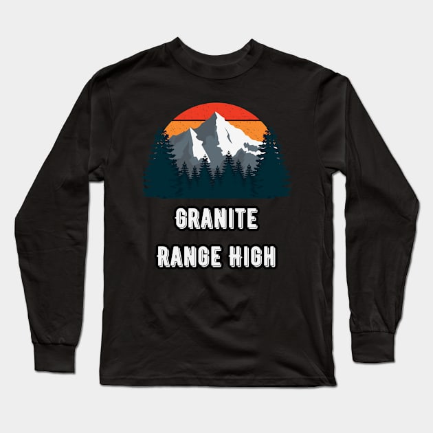 Granite Range High Point Long Sleeve T-Shirt by Canada Cities